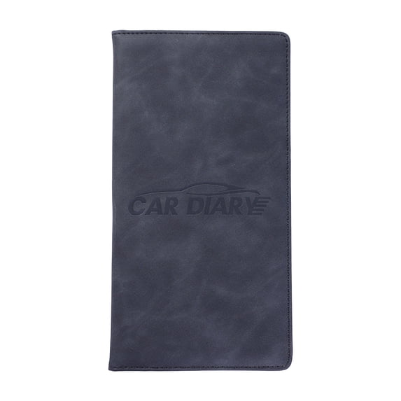 Car Registration and Insurance Card Holder, Vehicle License Document Glove Box Compartment Organizer, Interior Car Accessories for Women Men Black