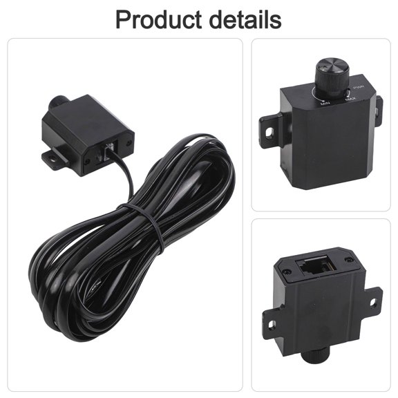 Car Remote Control Subwoofer Volume Adjuster, 5m, 4-core (6-pin optional)