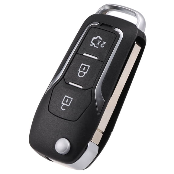 Car Remote Key Shell Remote Key Case Cover for Focus Fiesta Mondeo C-Max,1 x Key Shell,Black