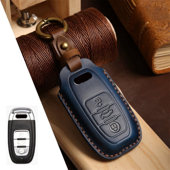 Car Remote Smart Key Cover Case Shell For Audi A1 A3 A4 A5 A6 A7 A8 Quattro Q3 Q5 Q7 2009-2015 Accessories Keychain Protect Set