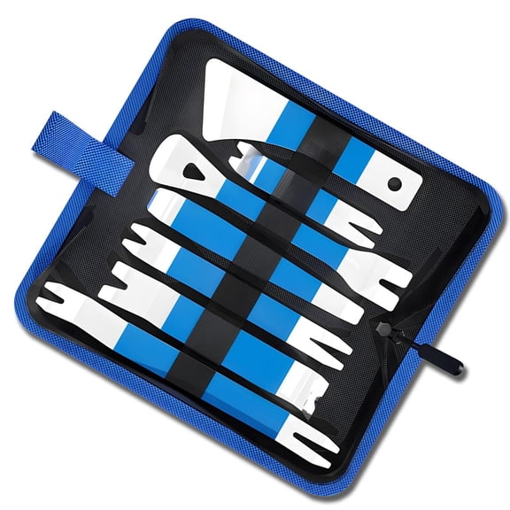 Car Repair Pry Plate Tools,Trim Removal Tool,Scratch Pry Tool Kit,for Car Door Panel or Audio Stereo,Dashboard Removal Kit (Black)