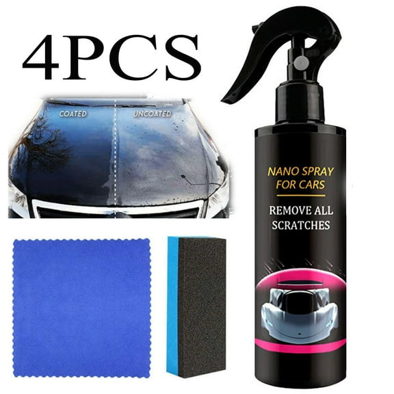 Car Repairing Spray Oxidation Liquid Ceramic Coat Super Hydrophobic Glass 120ML(4set 120ml/4fl.oz)Clearance from QiwagFerng