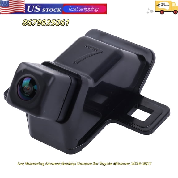 Car Reversing Camera Backup Camera for Toyota 4Runner 2016-2021 with High-definition Night Vision IP68 Waterproof Rear View Camera 170° Wide Angle