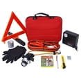 thumbnail image 1 of Car Roadside Emergency Kit, Auto Safety Tool Set with Jumper Cables, Air Compressor, First Aid & Warning Triangle, 1 of 23