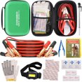 thumbnail image 1 of Car Roadside Emergency Kit with Battery Jumper Cables,Car Accessories for Men or Women,Automotive Safety Kit for Car,Vehicle, Truck or SUV,Gifts for Men or Him,Black, 1 of 6
