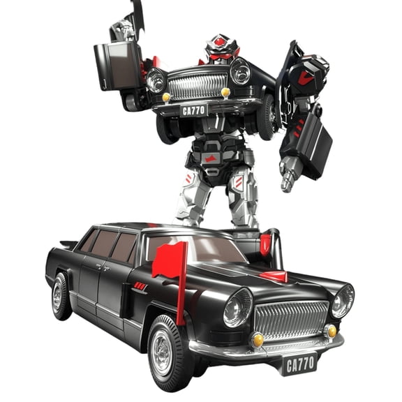 Car Robot Toys Action Figures Transformer Toys Red Flag CA770 Liberation CA10 Robot Car Simulation Model Action Figure Can Deformed