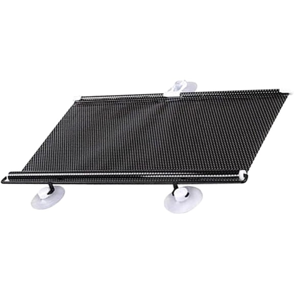 Car Roller Shade 4 Sizes Car Sun Window Shade Retractable Roller Sunshade for Front & Side Window Car Sunshade Blocks with 3X Suction Cups - UV Rays Blocker for Driver & Passengers