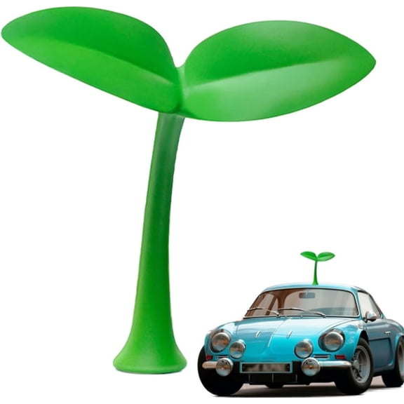 Car Roof Decoration 1 Pc,Creative Green Grass Bean Sprout Car Exterior,Lovely 3D Hood Sticker,Bean Sprout Car Hood Decal Ornaments,Auto Exterior Decal for Roof