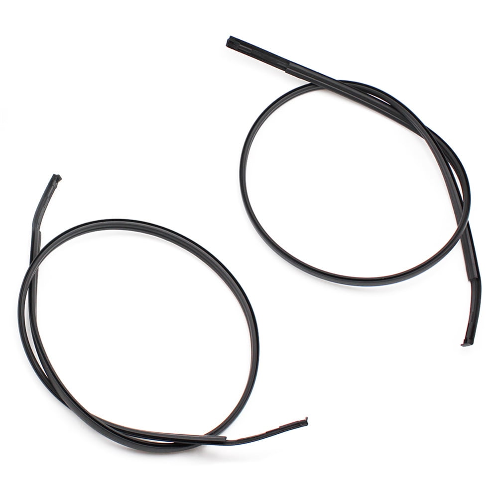 Car Roof Drip Moulding Side Finish Moulding Set Black For Toyota Yaris