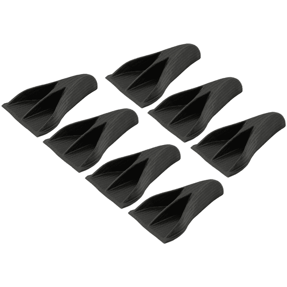 Car Roof Duck Tail Spoiler ABS Plastic Rear Window Lip Wing Black Sticky Style Aerodynamic Decoration For Most Vehicles