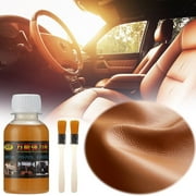 Car Roof Liner Repair Glue 100ml | Heavy Duty Fabric Adhesive for Auto Interiors - Strong Bond for Leather, Polyester, Canvas, Wallpaper, Sofa, Sponge | High Temp Resistant | Brushes Included