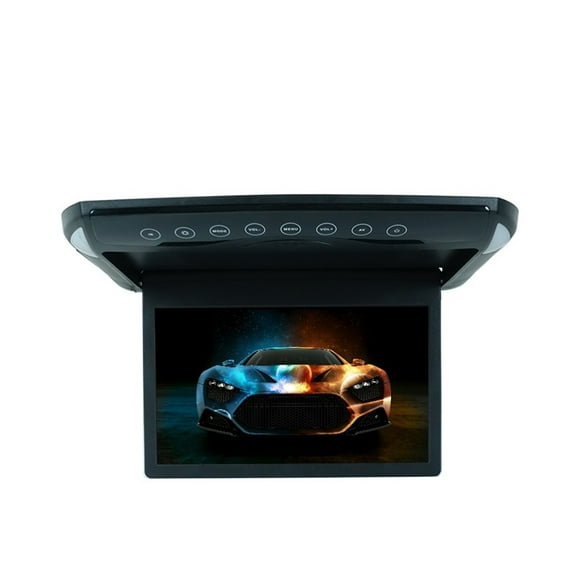 Car Roof Mount Monitor Ultra-thin 10.1 Inch Ceiling Mount Flip Down Overhead Screen MP5 Multimedia Player IR/SD/USB