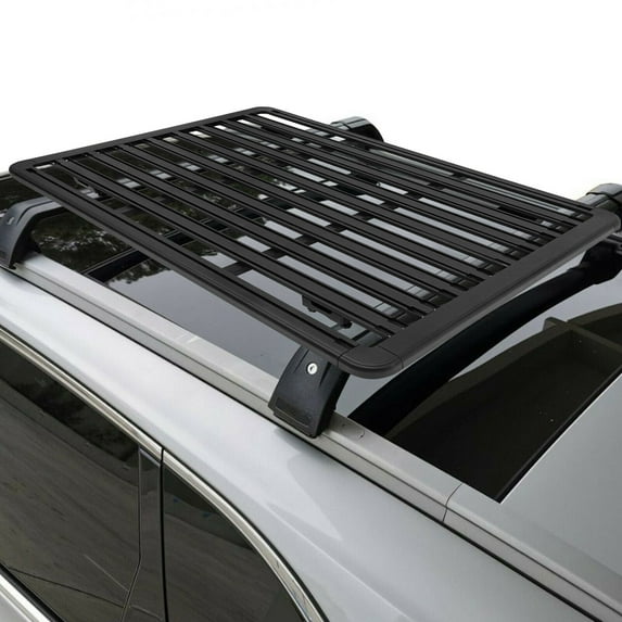 Car Roof Platform, 63"x47.2" Heavy Duty Flat Roof Rack Universal Cargo Carrier Top Luggage Roof Rack for Most SUVs