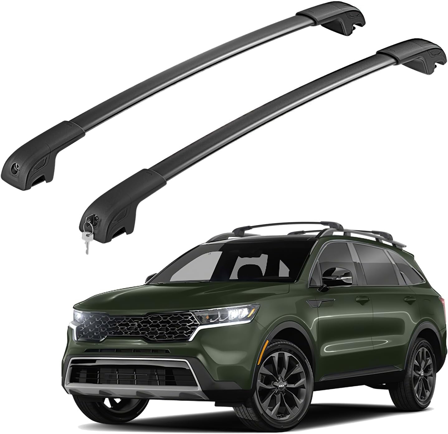 Car Roof Rack Cross Bars Compatible with KIA Telluride XPRO/XLINE