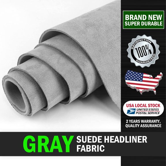 Car Roof Replace Repair Re-upholstery Foam Headliners Suede Fabric 80" L60" W