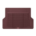 thumbnail image 1 of Motor Trend FlexTough Rear Car Cargo Trunk Mat, Heavy Duty Trimmable Liner, All-Weather No-Slip Grip, Universal for SUV Van Truck, Burgundy, 1 of 9