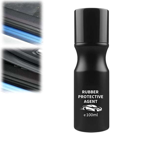 Car Rubber Seal Protectant,Cars Black Trim Gummi Pflege, Sponge Tip Car Rubber Protectant for Automotive Sunroof,Windows,Hood,Trunk,Doors
