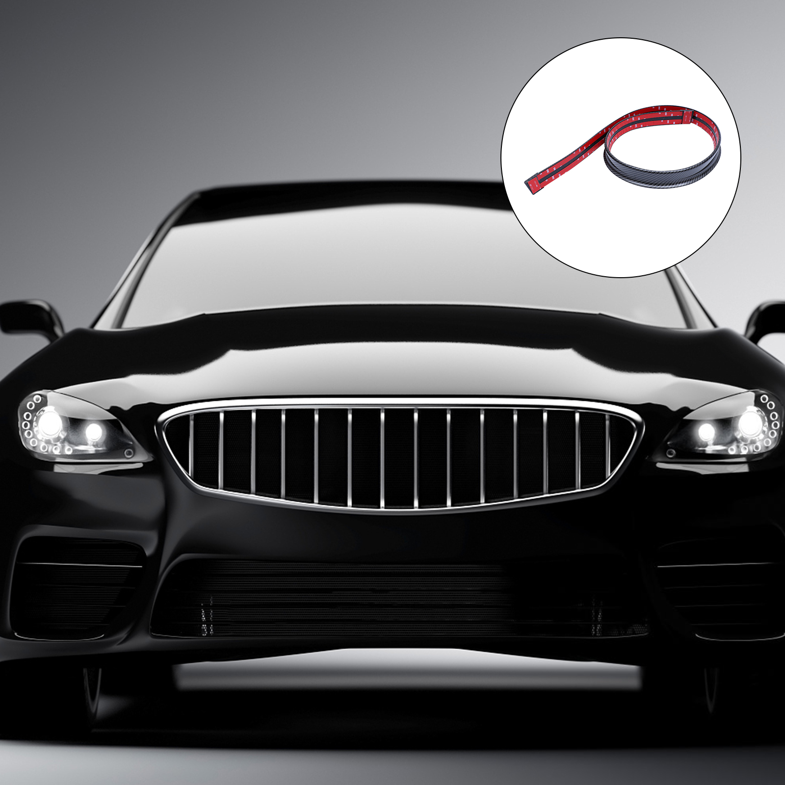 Car Rubber Spoiler 1 Set Universal Trunk Spoiler Lip Kit Car Rubber