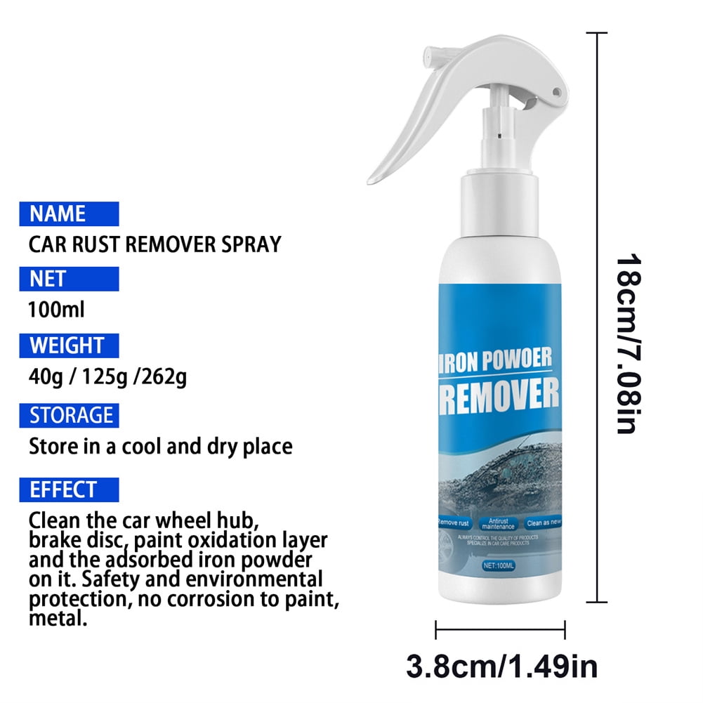 Car Rust Removal Spray Car Iron Remover Spray Inhibitor Maintenance ...