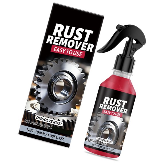 Remove Rust Agent Sprayer Fast Acting Rust Remover for Car Boats, Kitchens, Bathrooms Multipurpose Rusts Cleaner