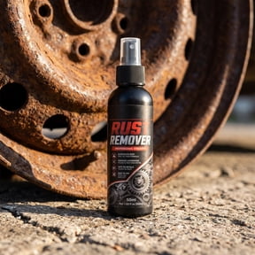 Car Rust Remover Spray, Automotive Metal Oxidation Cleaner, Fast Acting Rust Dissolver, Iron Powder Removal Solution, Wheel Hub Chassis Exhaust Maintenance Tool For Vehicle Hardware Care
