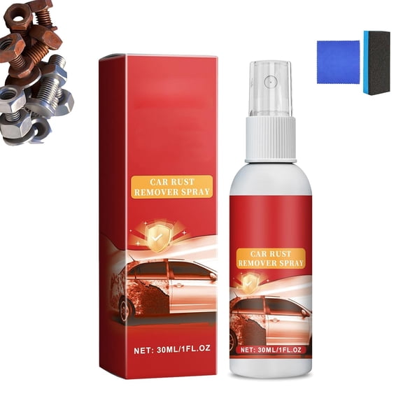 Car Rust Remover Spray, Nano Rust Remover for Metal Car Parts