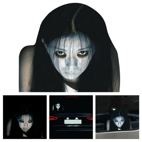 Car S Rear Casement Night Reflective Devil Sticker Decal DIY