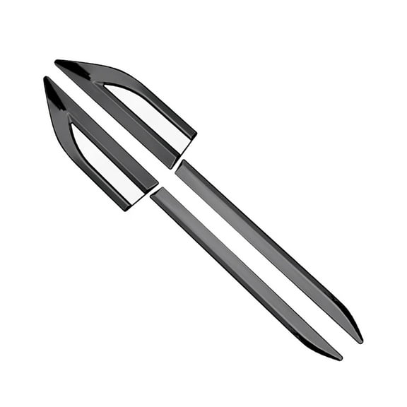 Car SUV Body Front Door Side Mudapron Trim Dagger Emblem Sticker Cover Badge Strip Stripe Decal Decor