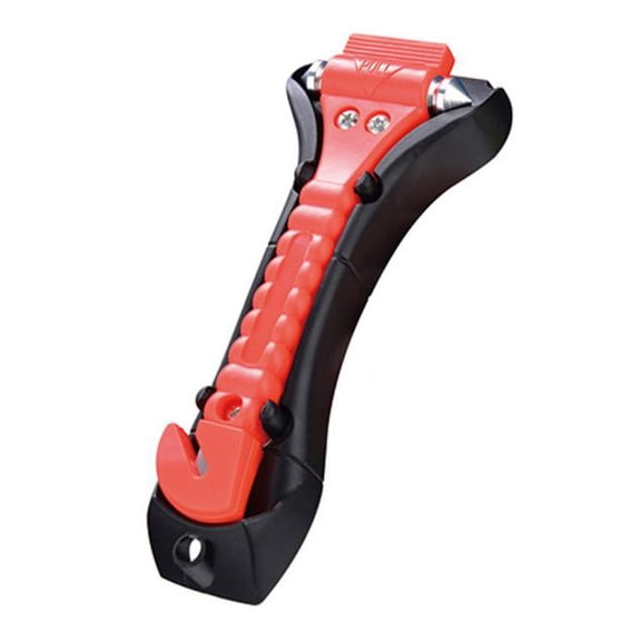 Car Safety Hammer, 2-in-1 Emergency Escape Tool with Window Breaker and Seatbelt Cutter, Automotive Life-Saving Survival Kit with Mounting Bracket