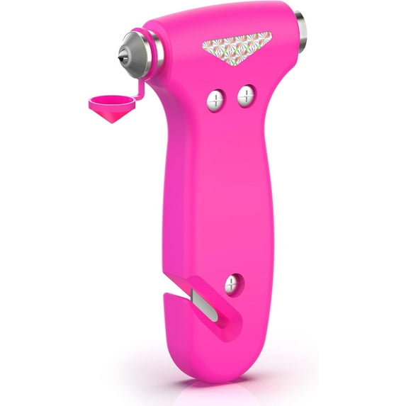 Car Safety Hammer Gift for Women, Three-in-One Tool with Window Breaker and Seat Belt Cutter, Safety Emergency Car Escape Tool for Family, Children