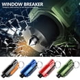thumbnail image 1 of Car Safety Hammer Window Breaker Emergency Escape Tool, 2-in-1 Glass Breaker andSeatbelt Cutter Keychain for Vehicle, Portable Life-Saving Rescue Tool Blue, 1 of 4