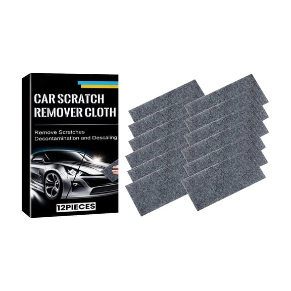 Car Scratch Cloth Paint Scratch Remover Microfiber Buffing Pad for Automotive Detailing and 12PCS