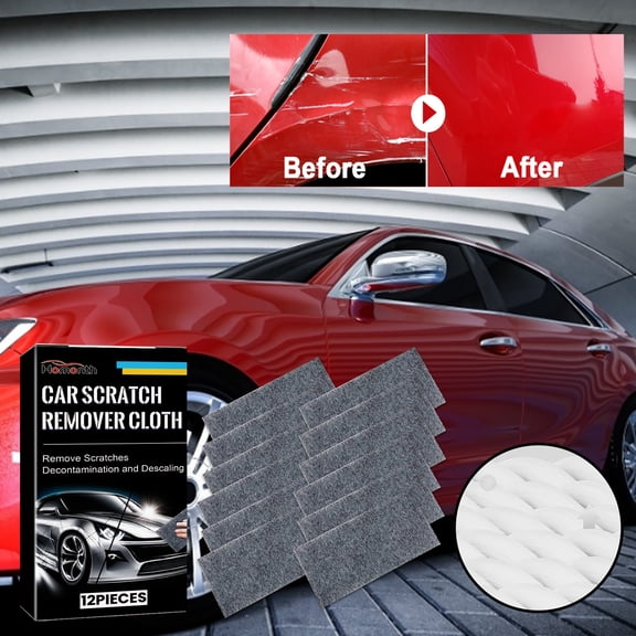Car Scratch Cloth, Upgraded Car Scratch Repair and Water Polishing Cloth, Minor Car Surface Scratch Remover, Restore Car Paint and Shine