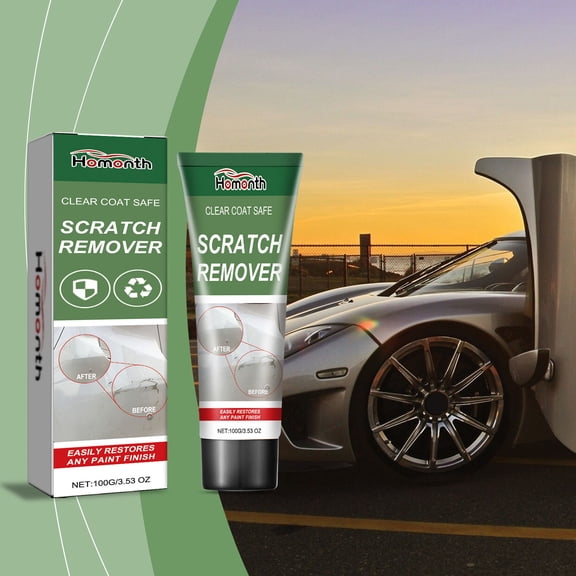 Car Scratch Removal Wax for Deep Paint Repair, Automotive Scratch Concealer Polish, Car Paint Restorer Compound, Swirl Mark Remover, High Gloss Finishing Wax for Cars Trucks SUVs Motorcycle