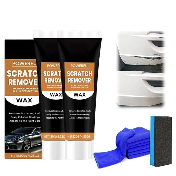 Car Scratch Remover, 2025 New Scratch Remover for Vehicles, Car Paint Scratch Repair Paste, Long-Lasting Protection, Easily Fix Scratches, Swirls & Other Marks, for All Vehicle Surfaces (2)