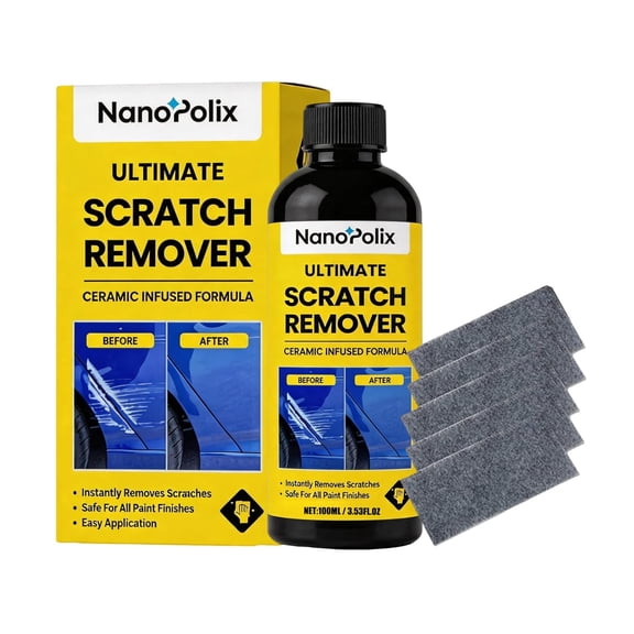 Car Scratch Remover, 3.53 Fl Oz Ultimate Scratch Remover, Plastic Polish Scratchs Removers, Car Scratchs Repair Paste Deep Scratch, Quick Fix for All Paint Colors Polishing Kit (1pcs)