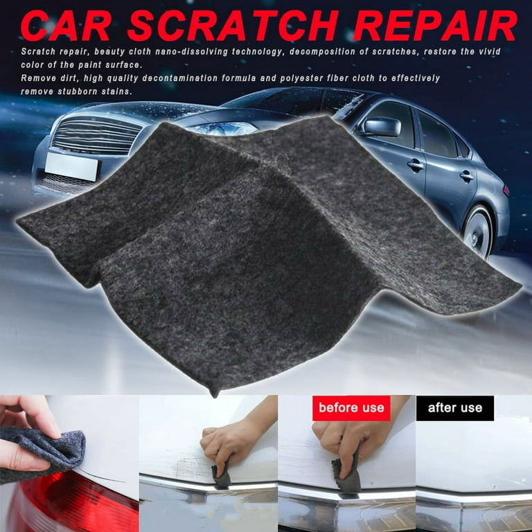 Zoomarlous Car Scratch Remover Cloth Multi-function Towel Fix Repair Polish for Light Paint Scratches, Size: 20