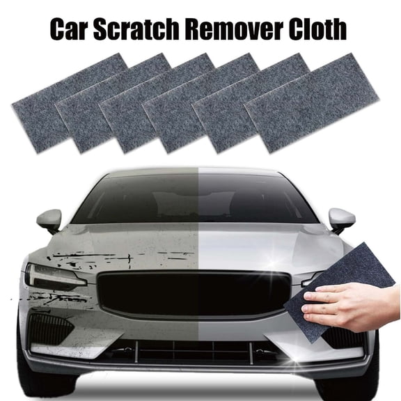 Car Scratch Remover Cloth,Nano Polish Repair Wipe for Minor Scratches on Paint and Clear Coat,6 Pack Reusable Towels for Cars,Trucks