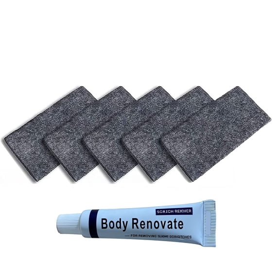 Car Scratch Remover ClothWipes 6 Pack – AutoScratch Eraser, Swirl Mark Remover, Anti-Oxidation, Universal for All Car Colors, Portable