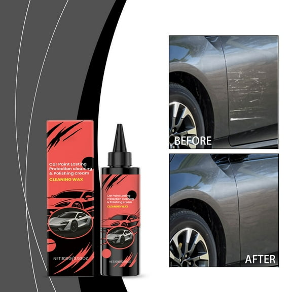 Car Scratch Remover Cream, Nano Coating For Auto Paint, Quick Eliminate Scratches Stains Oxidation, E Dazzling Gloss And Brightness, Professional Auto Paint Repair Solution
