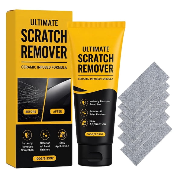 Car Scratch Remover Nano Cloth, Swirl-Free Polishing Towel For Quick Repair, Professional Detailing Cloth For All Car Paint Surfaces (1-Set)