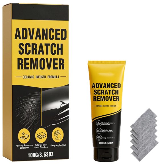 Car Scratch Remover Nano Sparkle Cleaning Cloth, Scratch Remover for Vehicles, Car Paint Scratch Repair, Quick Fix Removal Paste for Deep Scratch Repair, All Paint Colors Polishing Kit