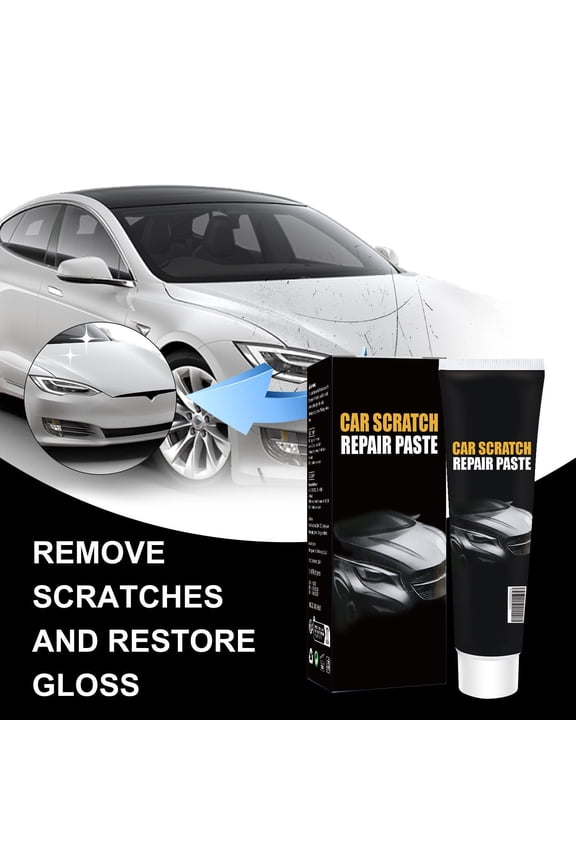 Car Scratch Remover Paste, Scratch Repair Wax For Car, Car Scratch Repair Paste Polishing Wax For All Car Surfaces Black