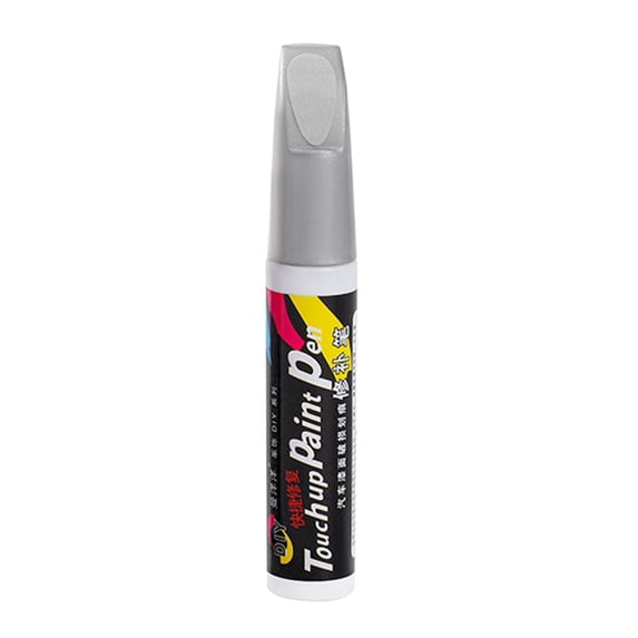 Car Scratch Remover Pen 10ml, Auto Touch Up Paint Pen for Car Motorcycle Boat, Quick Fix Scratch Repair Marker, Paint Scratch Repair Pen for Vehicle Surface Restoration, Silver