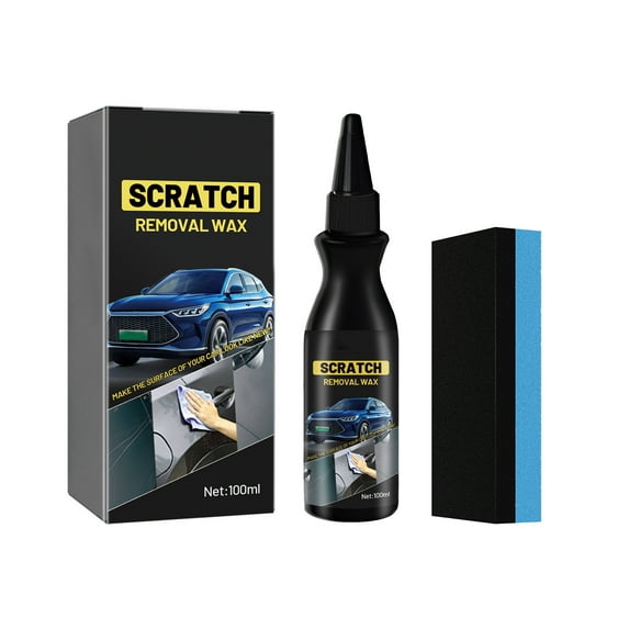 Car Scratch Remover, Scratch and Swirl Remover, Paint Correction Compound that Removes Defects While Adding Gloss and Shine, Buffing Compound Clear Coat Scratch Remove, Includes Sponge Wipe, 100ML