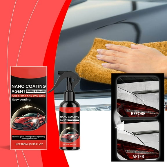 Car Scratch Remover Spray | Car Polishing and | Hydrophobic Coating for Auto Detailing | Removes Oxidation Water Spots Fading | 100ml | Non-Greasy Long-Lasting Shine