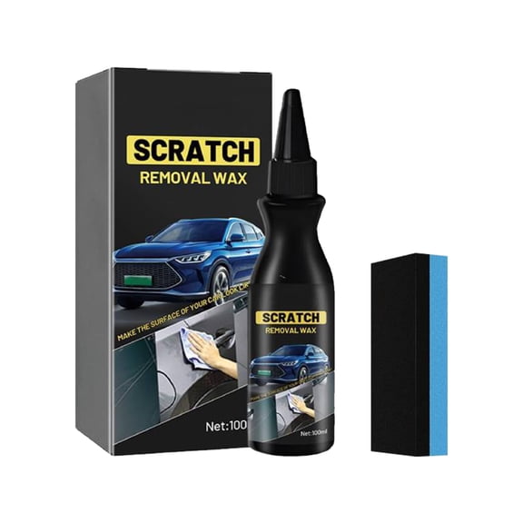 Car Scratch Remover, Upgrade Car Scratch Repair Wax with Sponge, Polishing Compound for Vehicles