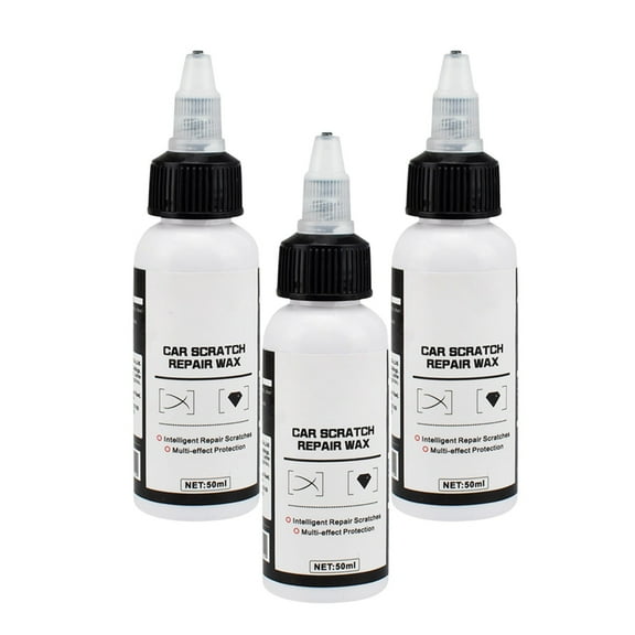 Car Scratch Remover Wax, Quick Repair Polish Compound with Protective Layer, Auto Surface Restorer for DIY Detailing & Plastic Care C