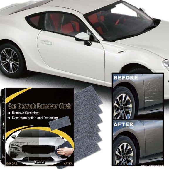 Car Scratch Remover and Auto Polish Cloth - Microfiber Buffing Pad for Car Paint
