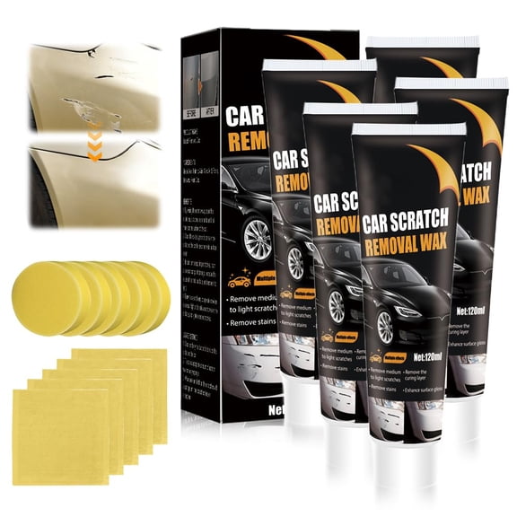 Car Scratch Remover with Wipe and Sponge, Polishing Wax (5)